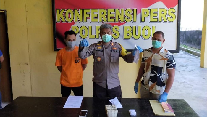 Napi di Buol pesan paket sabu.
