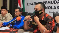 Mereka menyatakan sikap menuntut menhentian dan mencabut Rancangan Undang-Undang Haluan Ideologi Pancasila (RUU HIP) dari Program Legislasi Nasional (Prolegnas).