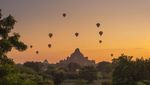 Terpesona Kota 10.000 Kuil di Myanmar