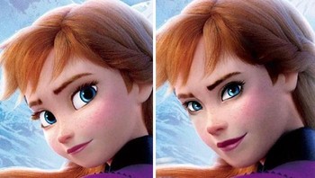 Princess Anna dalam film Frozen. (Foto: Instagram/hollyfae_art)