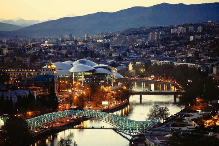 Pemandangan Tbilisi -ibukota Georgia
