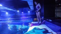 Menurut mermaid Pia, kostum yang longgar justru akan menghambatnya ketika berenang. Mereka pun memerlukan waktu 6 bulan untuk beradaptasi.