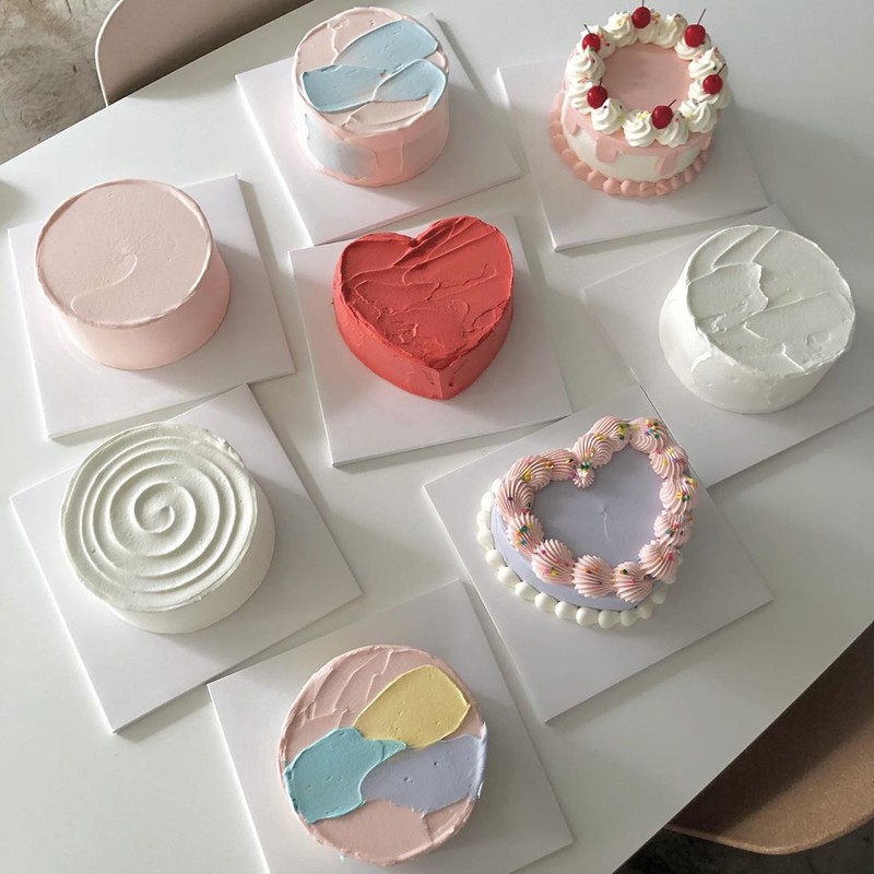 kue korea dengan tampilan cantik dan simpel