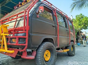 Mobil Tua Jadi Macho! Modifikasi Suzuki Carry Seperti Barakuda