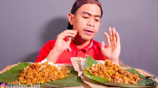 Mukbang nasi goreng ala Tanboy Kun