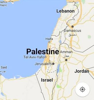 Palestina 2021 peta Peta Israel