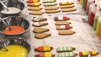 Semua biskuit dan cookies dibuat satu persatu secara hand made. Hal ini menjadikan produk dari Biscuiteers ekslusif.Foto: instagram @biscuiteers