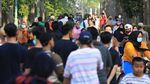 Begini Ramainya Kawasan BKT Saat Minggu Pagi