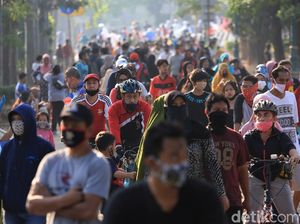 Begini Ramainya Kawasan BKT Saat Minggu Pagi