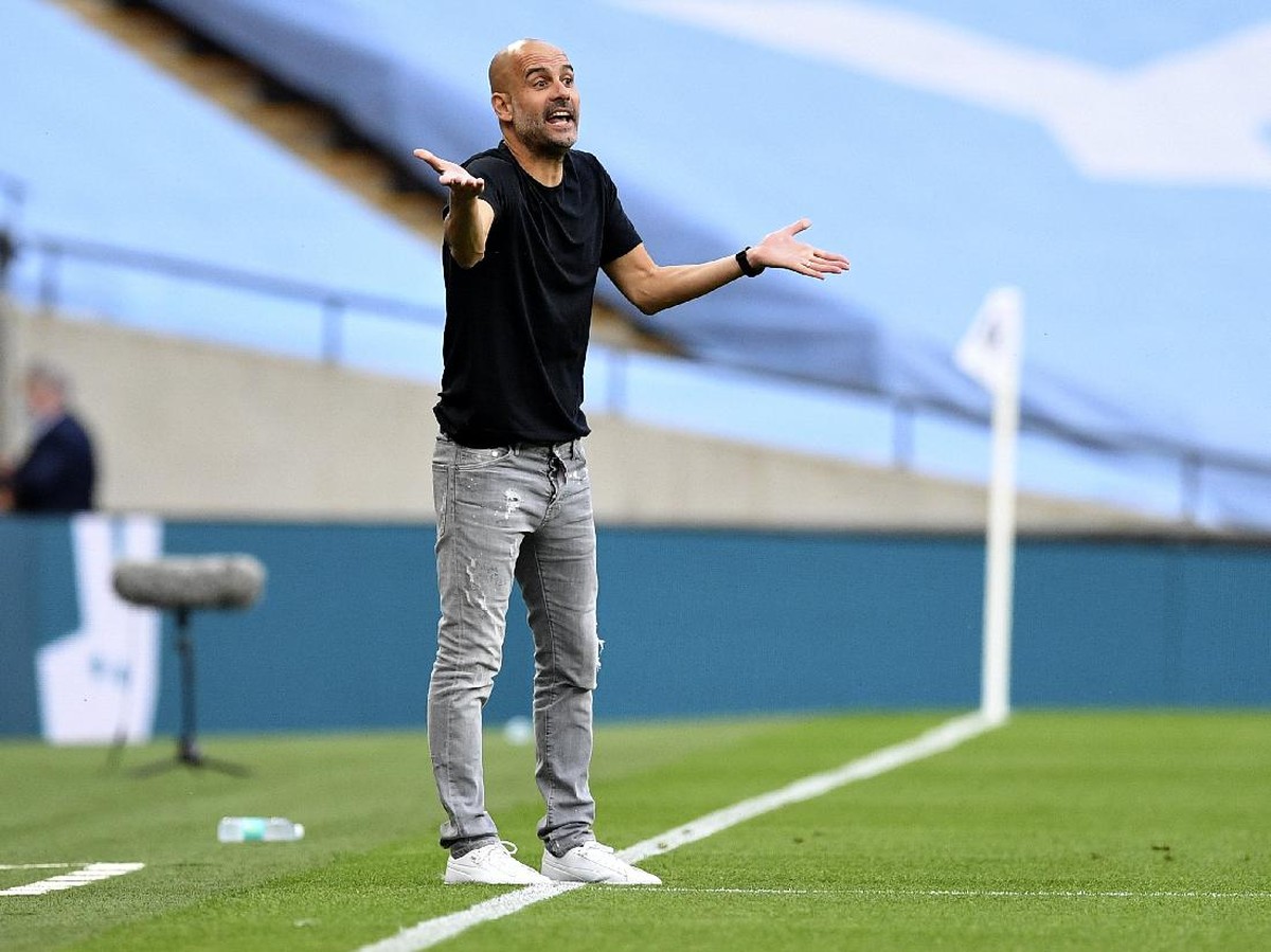 Manajer Manchester City, Pep Guardiola. (Foto: Justin Tallis/AP Photo)