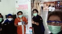 Santunan kepada keluarga tenaga kesehatan korban Covid-19, serta bantuan sembako untuk panti jompo dan pasti asuhan, diserahkan fungsionaris DPP Garnita Malahayati NasDem