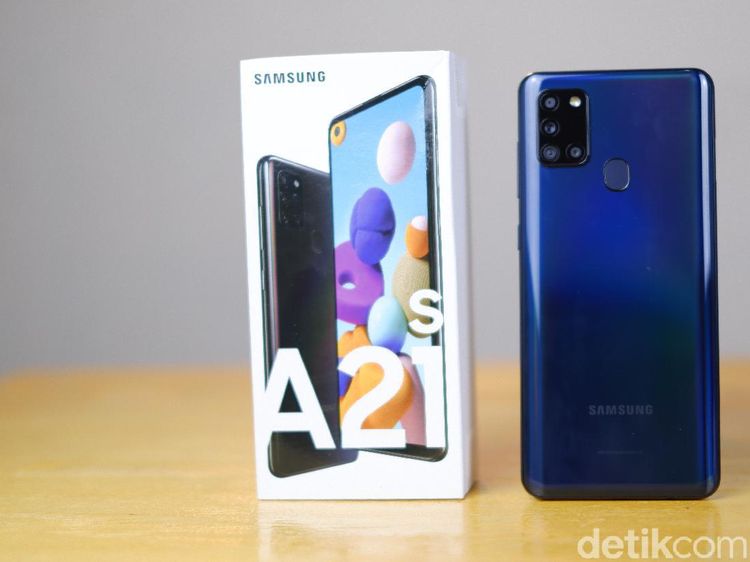 Unboxing Galaxy A21s, Menggoda di Harga Rp 2 Jutaan
