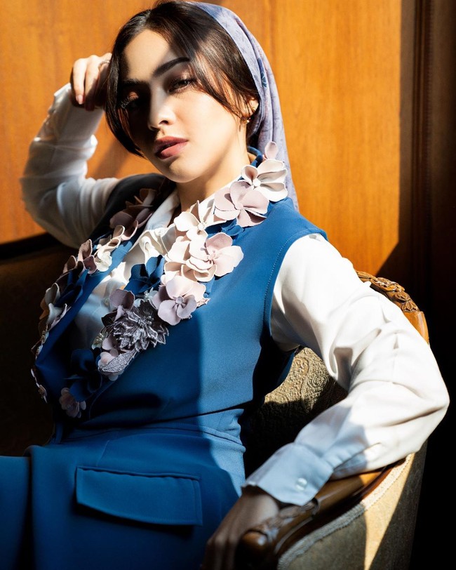 Nikita Willy mulai mengunggah foto-foto penampilannya memakai hijab Jipon  sejak 11 Mei 2020 ke akun Instagramnya @nikitawillyofficial94.Foto: Instagram @nikitawillyofficial94.