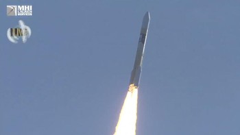 Tim misi mengatakan mereka berhasil berkomunikasi dengan Hope dan wahana antariksa ini berada dalam kondisi baik. Foto: MHI via AP