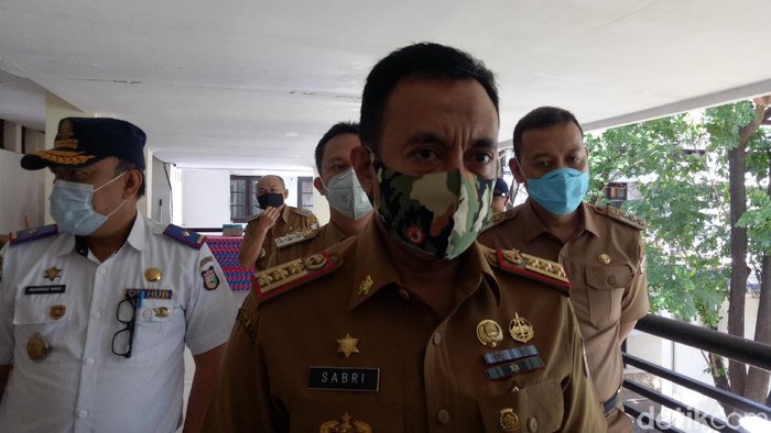 Ketua Satgas Penegakan Disiplin Gugus Tugas COVID-19 Makassar, M Sabri (Ibnu Munsir-detikcom).