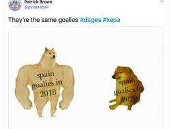 Penampilan David De Gea Ambyar, Meme Menyebar