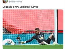 Penampilan David De Gea Ambyar, Meme Menyebar