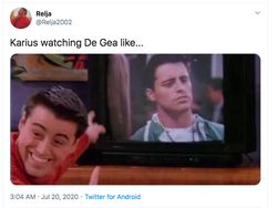 Penampilan David De Gea Ambyar, Meme Menyebar