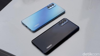 Jadi pilih Reno4 Galactic Blue atau Space Black. Foto: Adi Fida Rahman/detikINET