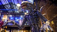  Bentuk robot menyeramkan ini terinspurasi dari seri film berjudul Alien (AFP)