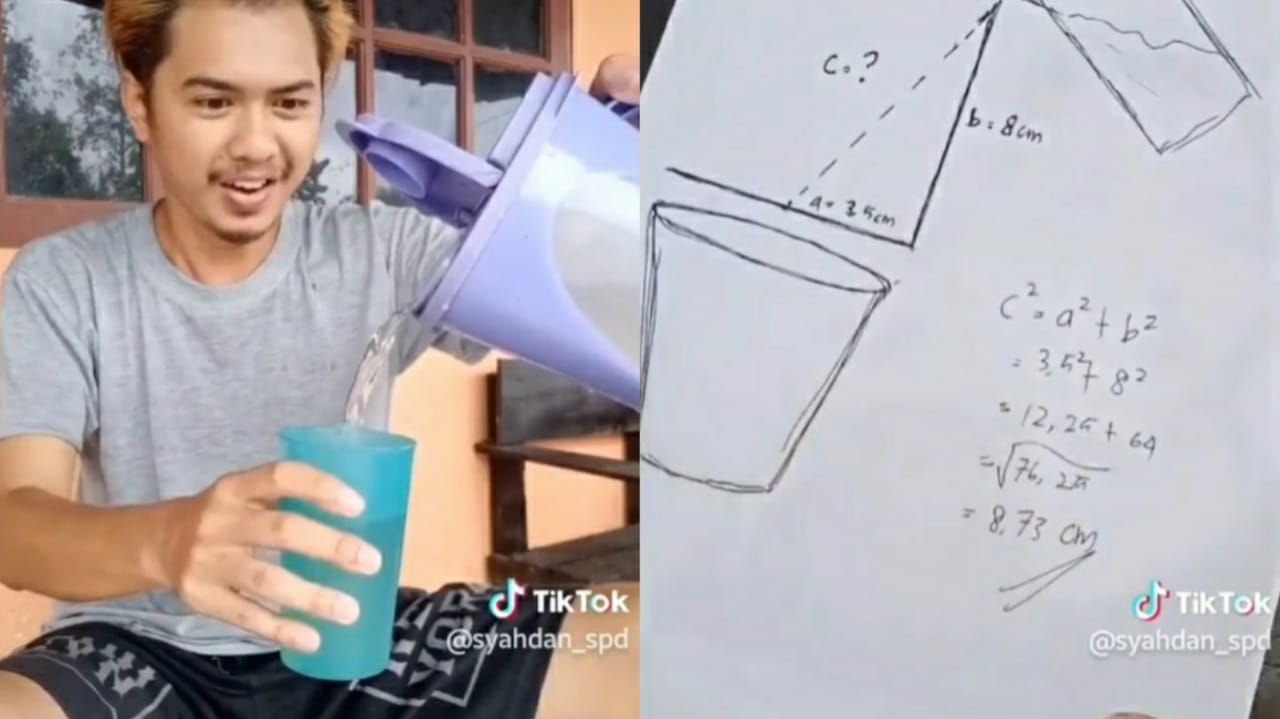 Tuang Air Pakai Rumus Matematika