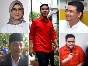 Deretan Keluarga Jokowi-Maruf-Prabowo yang Maju Pilkada 2020