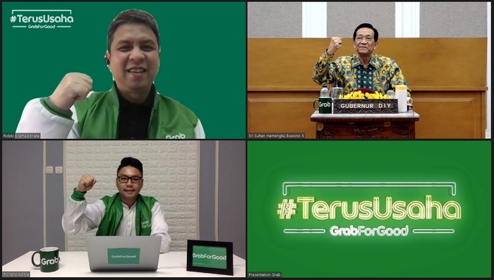 Gubernur DIY Sri Sultan Hamengku Buwono X dan Grab