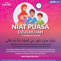 Niat Puasa Dzulhijjah, Arab Dan Terjemahan