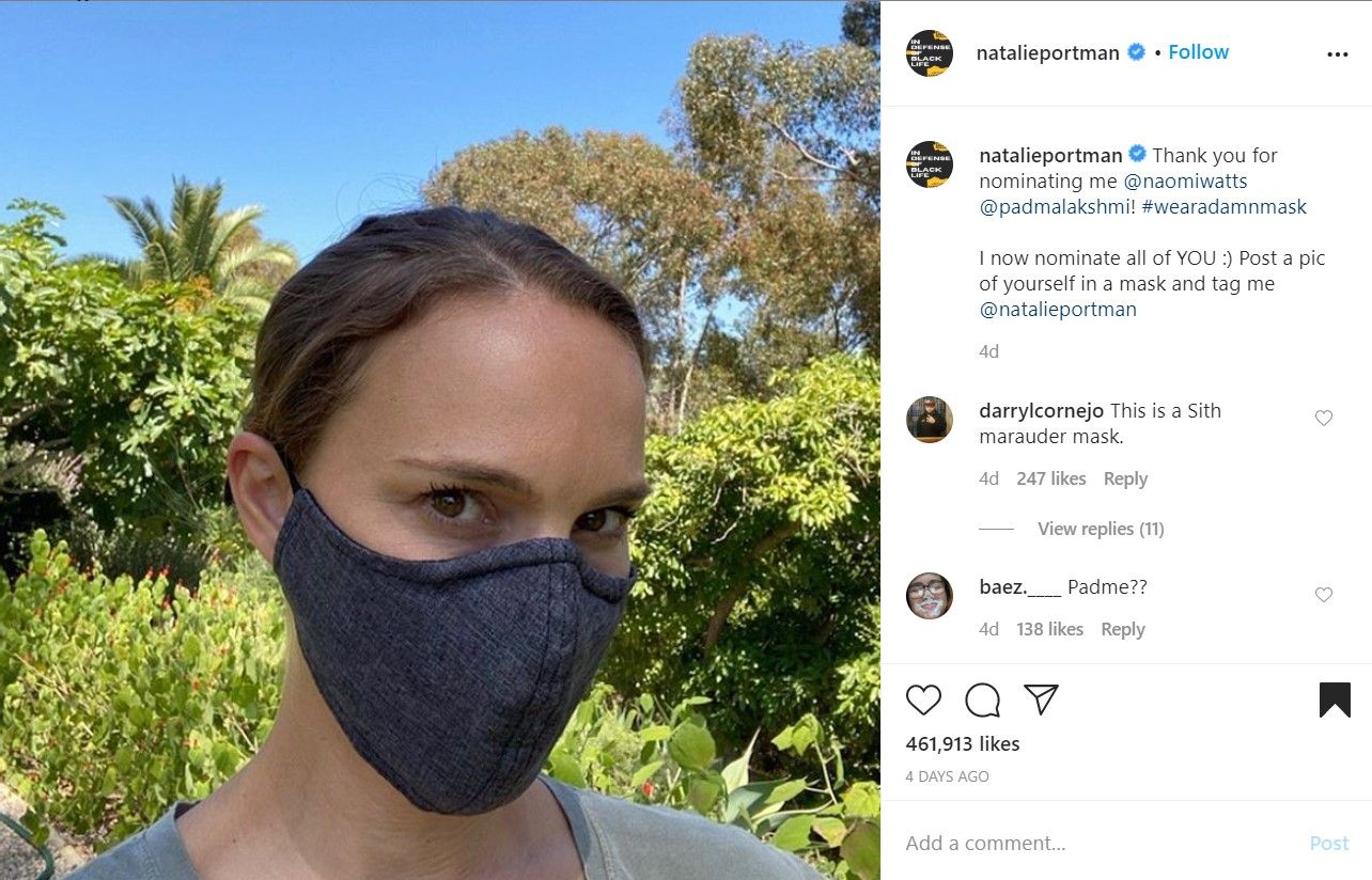 Instagram/@natalieportman
