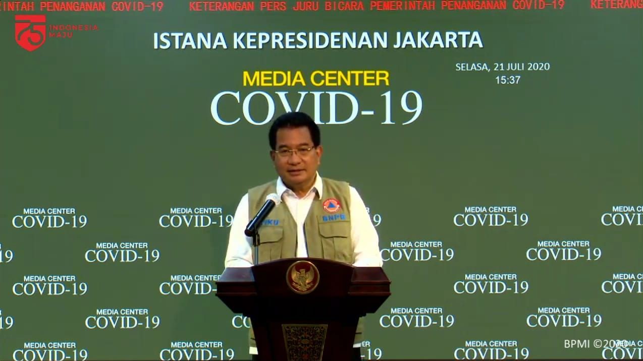 Juru bicara Satgas Penanganan COVID-19, Wiku Adisasmito (YouTube Sekretariat Presiden)