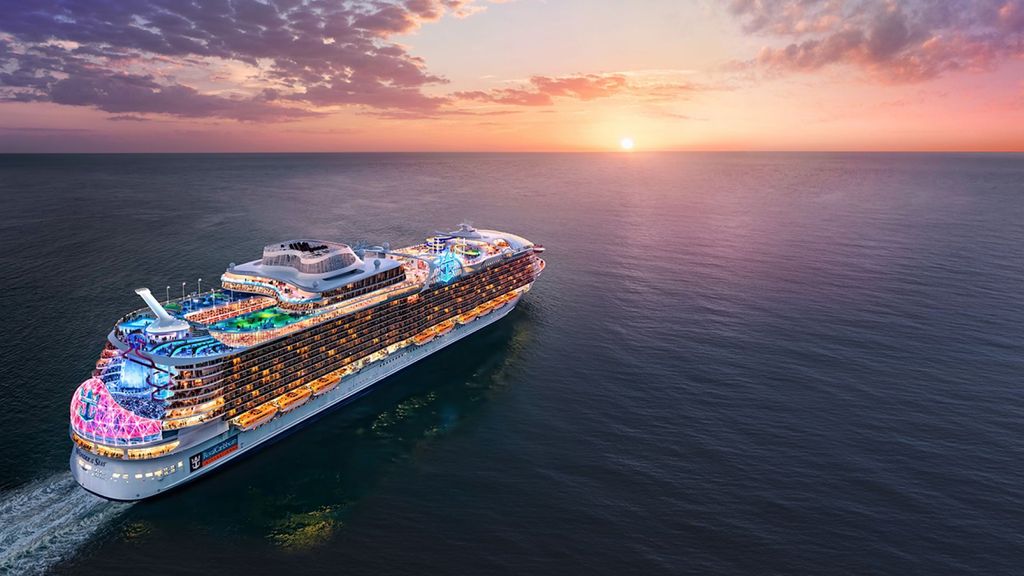 Ilustrasi kapal Wonder of The Seas yang tengah dibangun Royal Caribbean