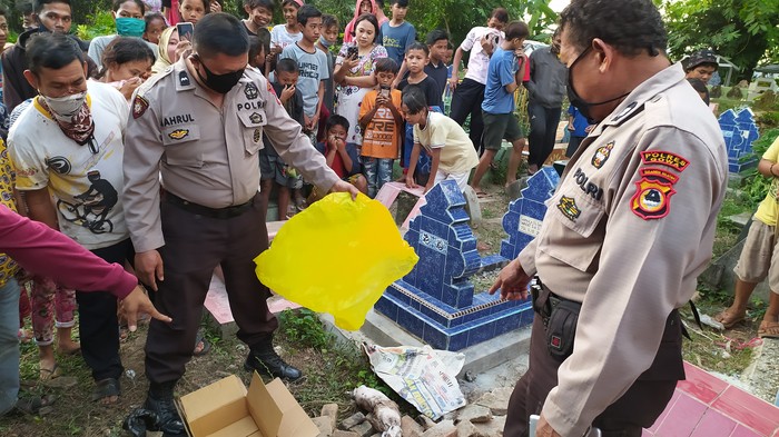 Lokasi penemuan jasad.