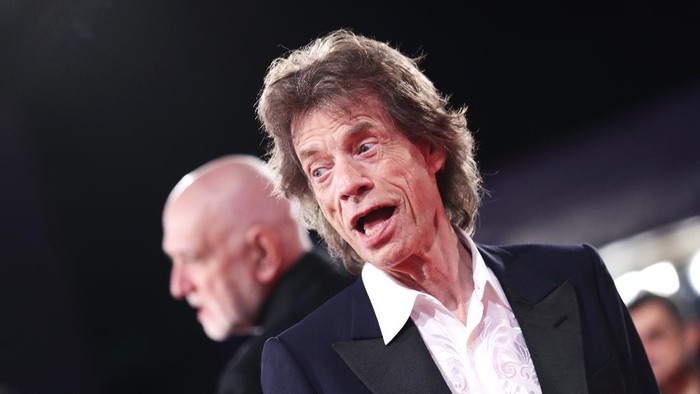 VENICE, ITALY - SEPTEMBER 07: Mick Jagger walks the red carpet ahead of the 