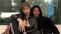 Usai menikah dengan Kenneth Petty pada Oktober 2019 lalu, Nicki sempat dikabarkan pensiun dari dunia musik. Dok. Instagram/nickiminaj