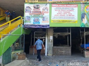 Pasar Keputran Diliburkan Sepekan, Pedagang Disebut Kooperatif