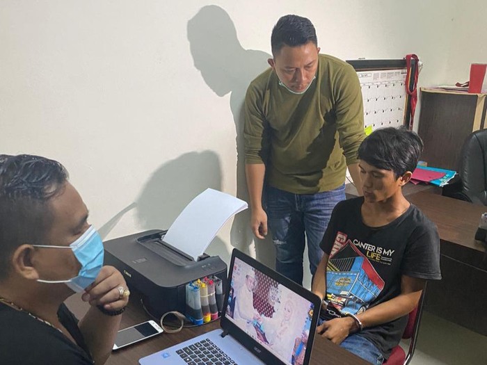 Ponakan diduga bacok paman di Sumsel (dok. Istimewa)