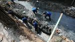 Potret Perbaikan Turap di Utan Kayu Selatan