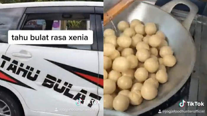 tahu bulat Penjual Tahu Bulat Pakai Xenia