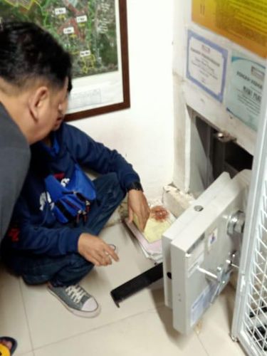 TKP minimarket yang dirampok dan pegawai disekap di Parung Bogor (dok. Istimewa)