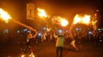 Tradisi Perang Obor di Tengah Pandemi