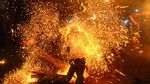 Tradisi Perang Obor di Tengah Pandemi