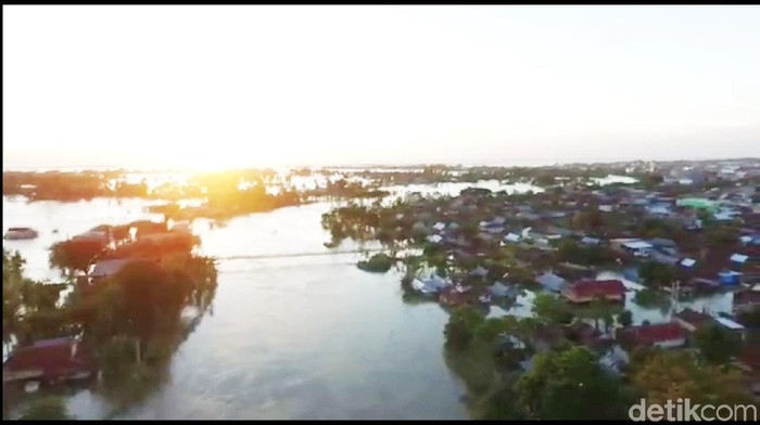 Banjir di Wajo di Sulsel (Zulkipli-detikcom)