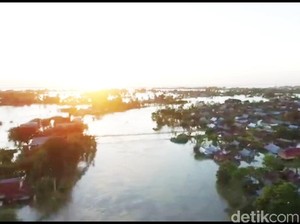 Video Jalan Nasional-Permukiman di Wajo Sulsel Terendam Banjir