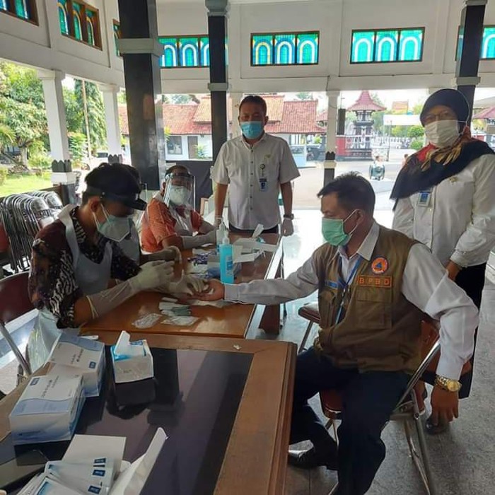 Bupati Pemalang Junaedi positif virus Corona atau COVID-19, Rabu (22/7/2020). (Istimewa)