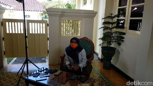 Juru Bicara Pemda DIY untuk penanganan COVID-19, Berty Murtiningsih.