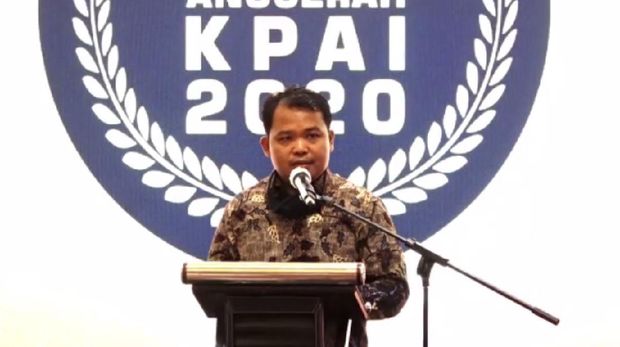 Ketua KPAI dalam acara Anugerah KPAI 2020