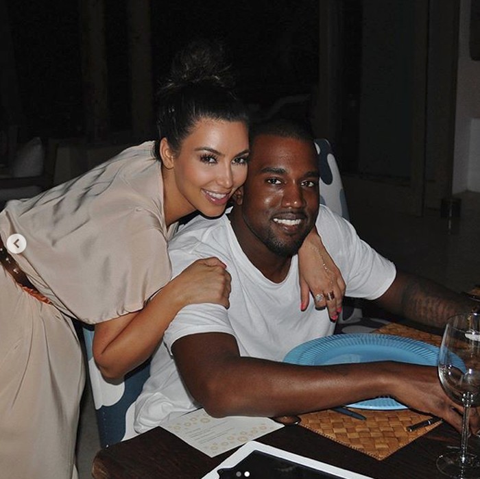 Kim Kardashian dan Kanye West Kim Kardashian dan Kanye West