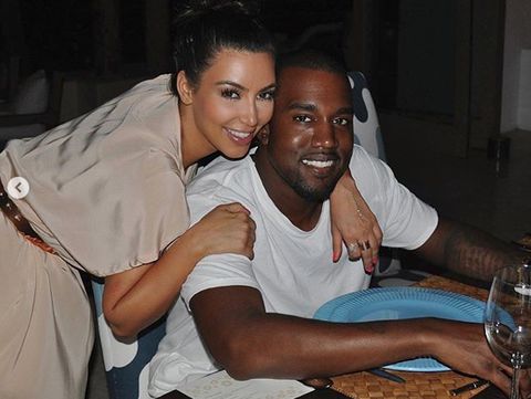 Kim Kardashian dan Kanye West Kim Kardashian dan Kanye West