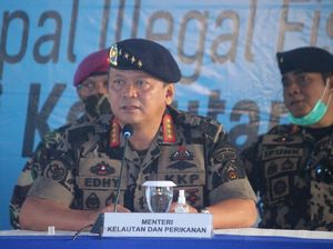 Berbaret Bintang 4, Menteri KKP Cerita Keberhasilan Tangkap 2 Kapal Asing