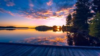 The Land of Midnight Sun adalah julukan dari Finlandia. Finlandia mengalami terang selama 24 jam untuk waktu 2 bulan. (Getty Images/iStockphoto/Ville Heikkinen)